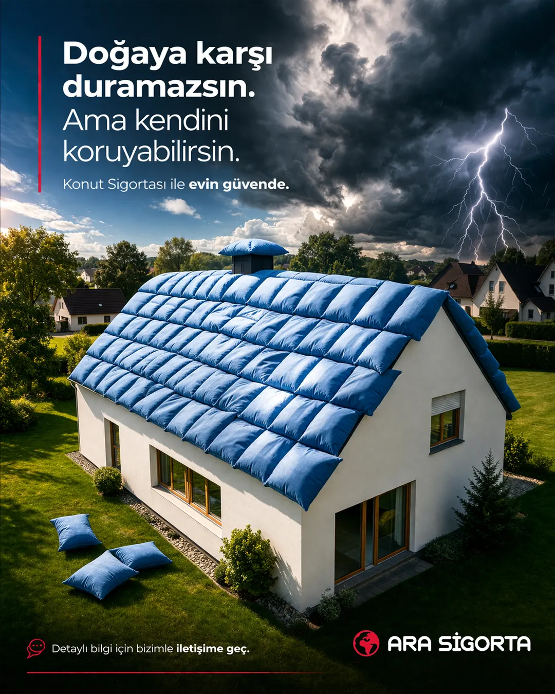 Ara Sigorta sosyal medya içerik tasarımı